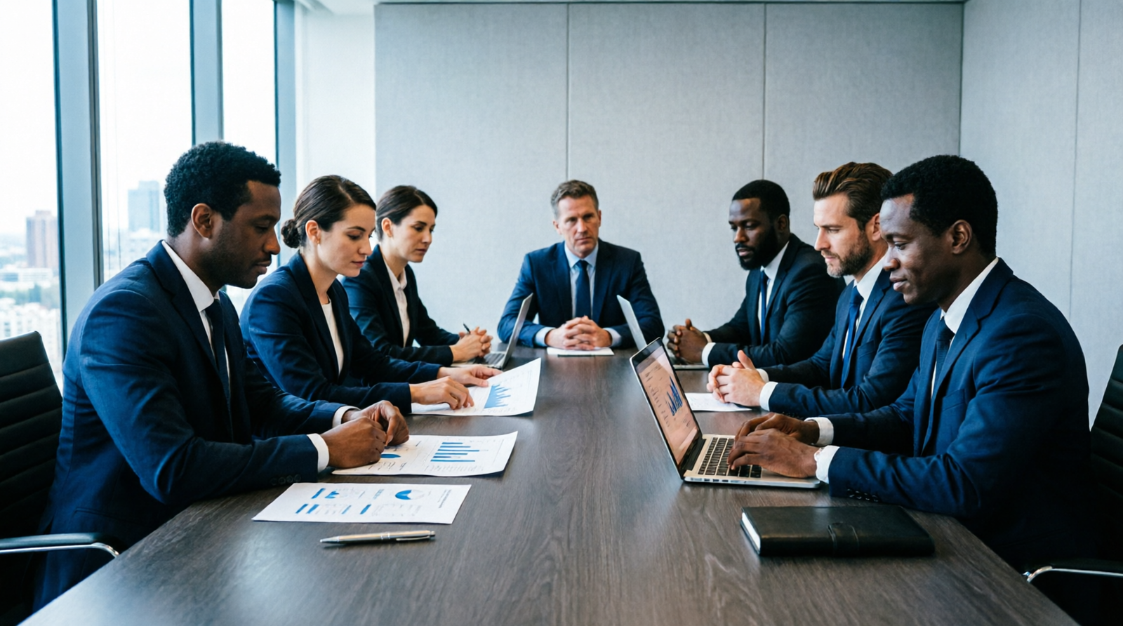 Equipe EDS Consultoria em reunião estratégica